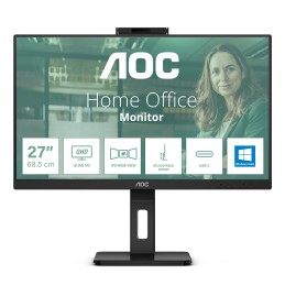 AOC Q27P3QW computer monitor 27" 2560 x 1440 pixels Quad HD Black