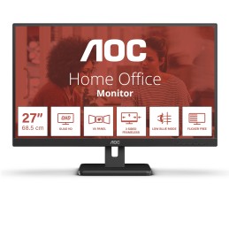 AOC E3 Q27E3UAM computer monitor 27" 2560 x 1440 pixels Quad HD Black