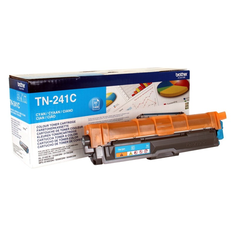 Brother TN-241C cartuccia toner 1 pz Originale Ciano