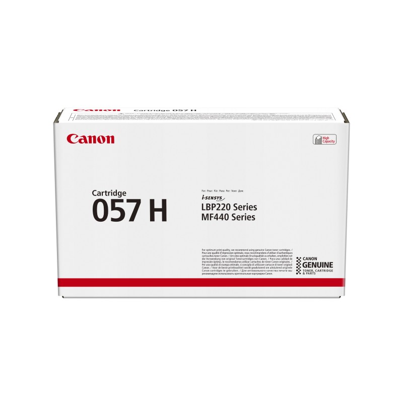 Canon i-SENSYS 057H cartucho de tóner 1 pieza(s) Original Negro