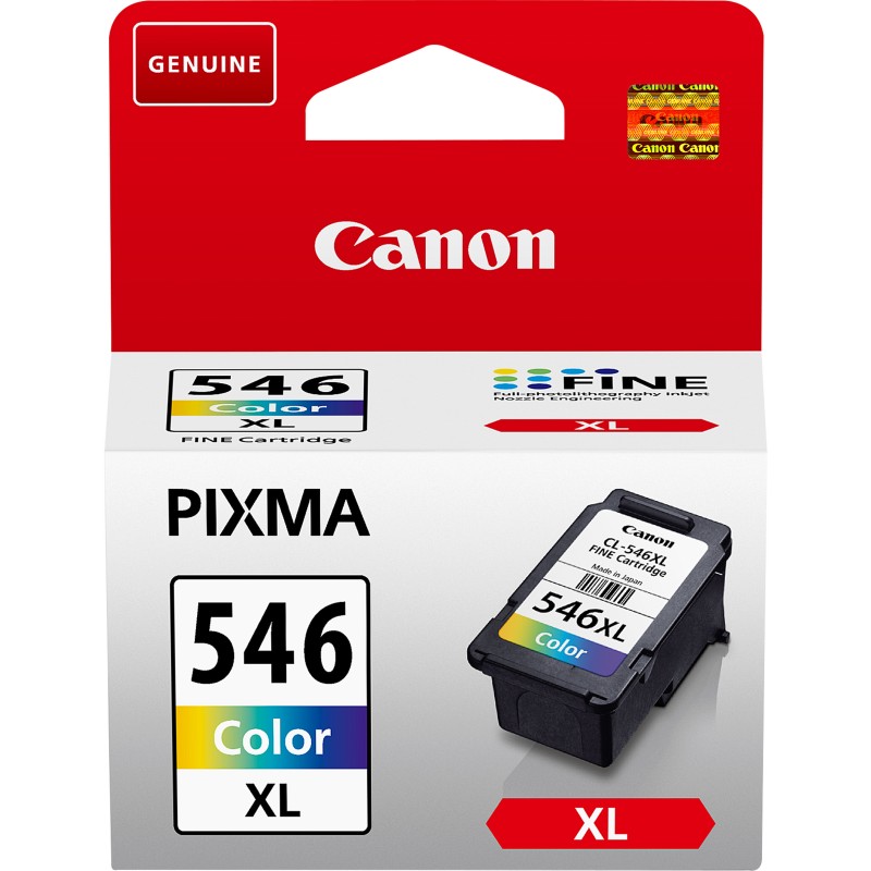 Canon PG-546XL Farbtinte C M Y mit hoher Reichweite