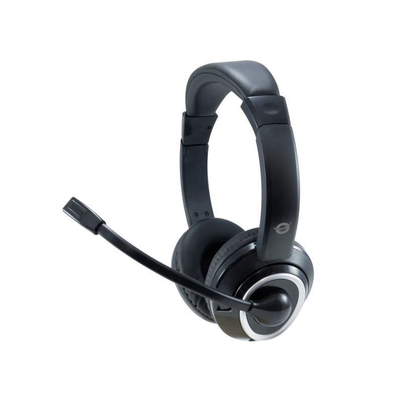 Conceptronic POLONA Casque Avec fil Arceau Appels Musique USB Type-A Noir