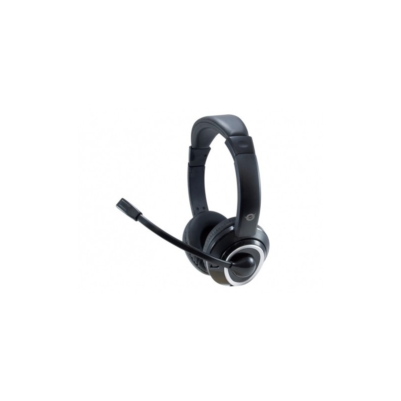 Conceptronic POLONA02B auricular y casco Auriculares Alámbrico Diadema Juego Negro