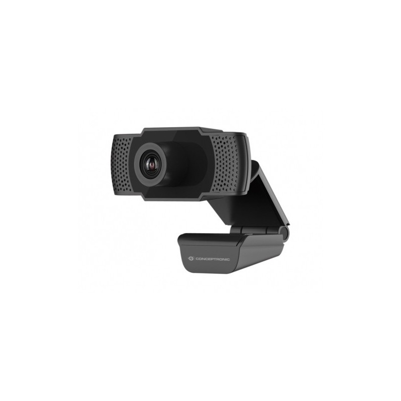 Conceptronic AMDIS01B cámara web 2 MP 1920 x 1080 Pixeles USB 2.0 Negro