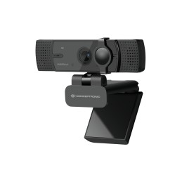 Conceptronic AMDIS07B Webcam 16 MP 3840 x 2160 Pixel USB 2.0 Schwarz