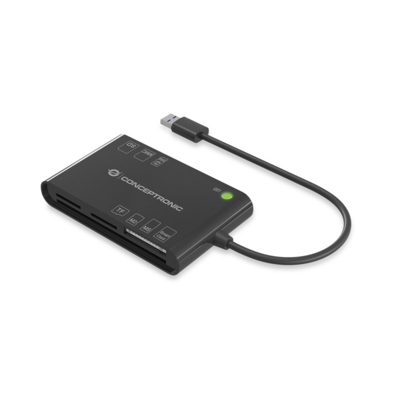 Conceptronic BIAN01B lecteur de cartes à puce Intérieure USB 3.2 Gen 1 (3.1 Gen 1) Noir