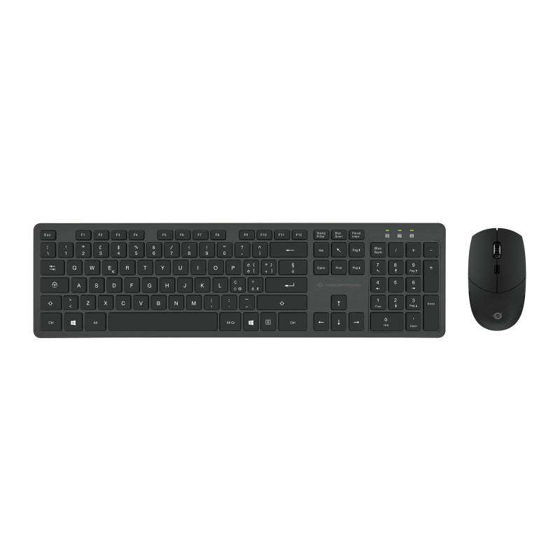 Conceptronic ORAZIO01IT keyboard Mouse included RF Wireless QWERTY Italian Black