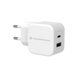 Conceptronic ALTHEA09W mobile device charger Universal White AC Fast charging Indoor