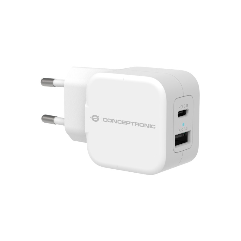 Conceptronic ALTHEA09W mobile device charger Universal White AC Fast charging Indoor
