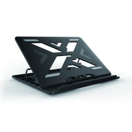 Conceptronic ERGO Laptop Cooling Stand Supports de Laptop Noir 39,6 cm (15.6")
