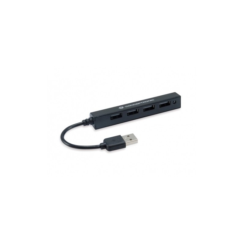 Conceptronic HUBBIES05B hub di interfaccia USB 2.0 480 Mbit s Nero