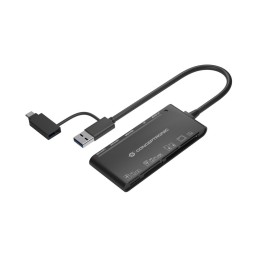 Conceptronic StreamVault BIAN03B Kartenleser USB 3.2 Gen 1 (3.1 Gen 1) Type-A Schwarz