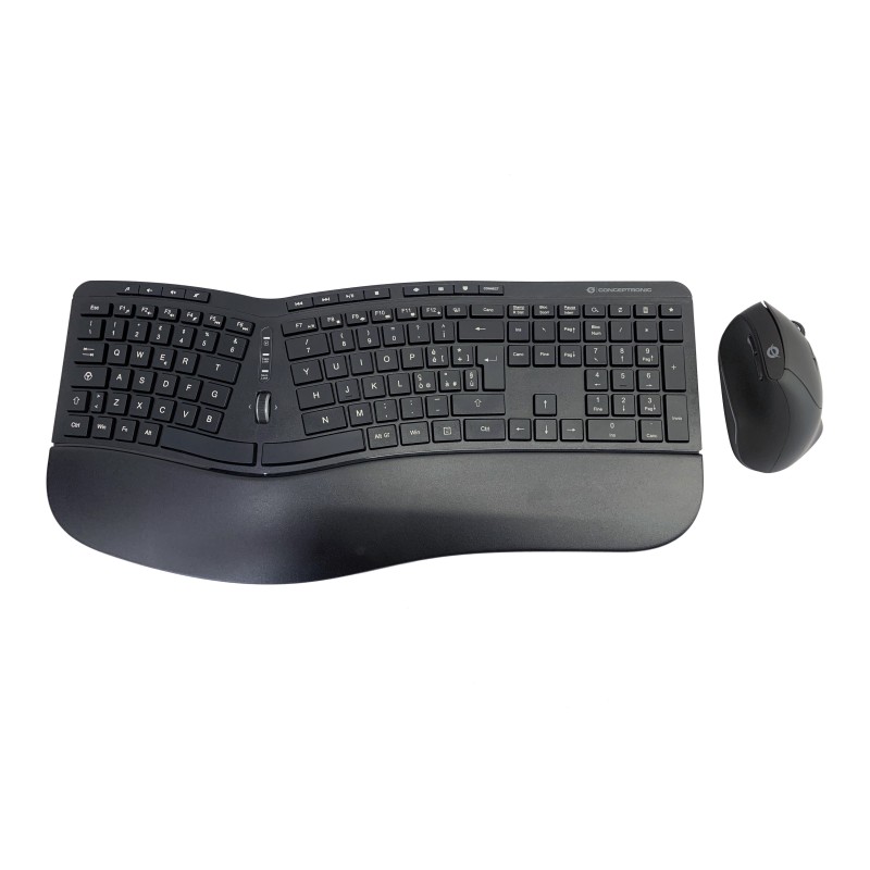Conceptronic ORAZIO02IT keyboard Mouse included RF Wireless QWERTY Italian Black