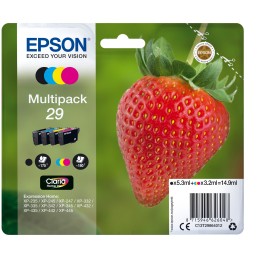 Epson Strawberry C13T29864012 ink cartridge 1 pc(s) Original Standard Yield Black, Cyan, Magenta, Yellow