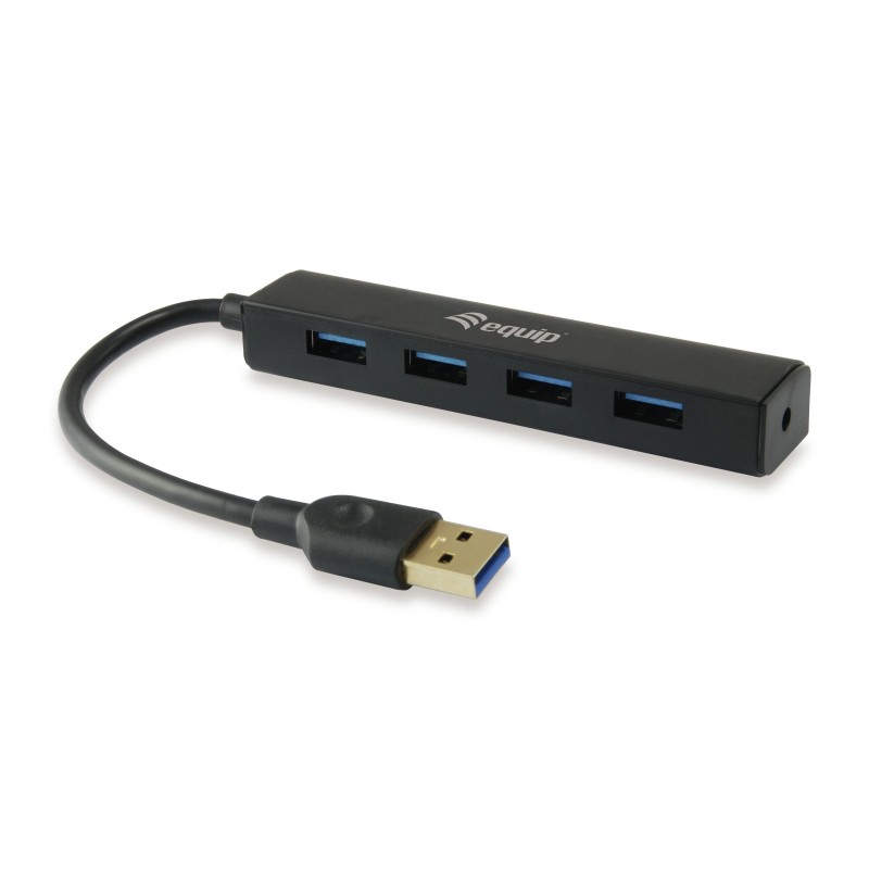Equip 128953 hub & concentrateur USB 3.2 Gen 1 (3.1 Gen 1) Type-A 5000 Mbit s Noir