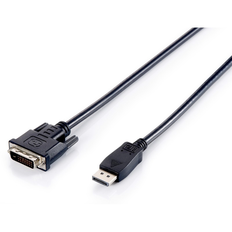 Equip 119336 câble vidéo et adaptateur 2 m DisplayPort DVI-D Noir