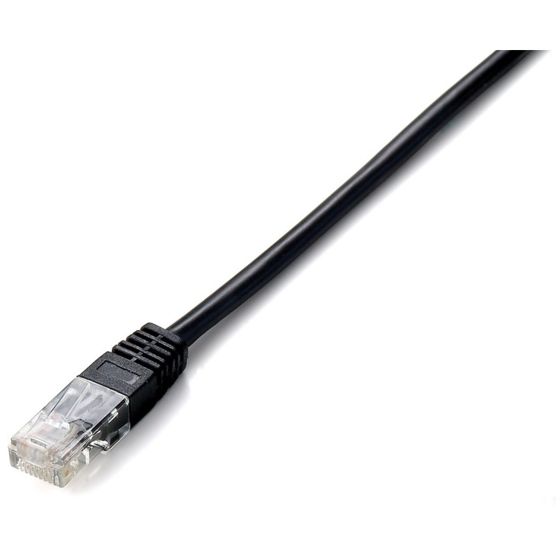 Equip Cat.5e U UTP 0.5m networking cable Black 19.7" (0.5 m) Cat5e U UTP (UTP)