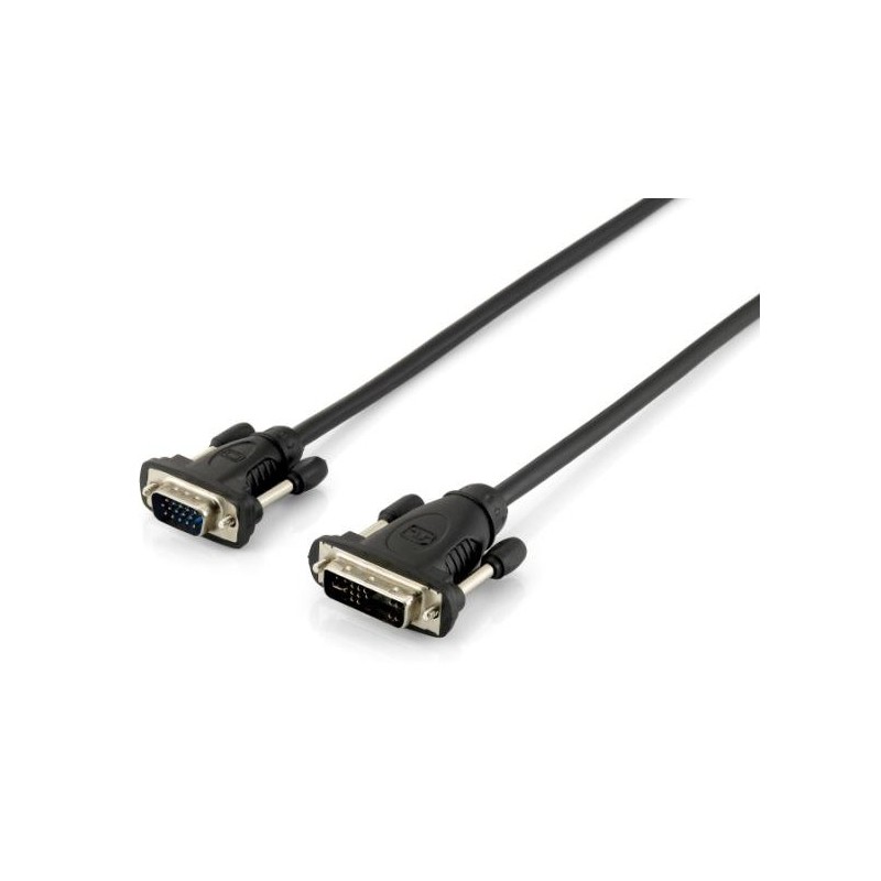 Equip 118943 video cable adapter 70.9" (1.8 m) DVI-A VGA (D-Sub) Black