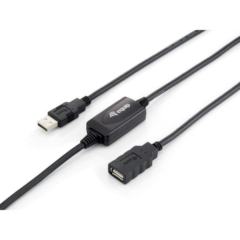 Equip 133310 USB Kabel 10 m USB 2.0 USB A Schwarz