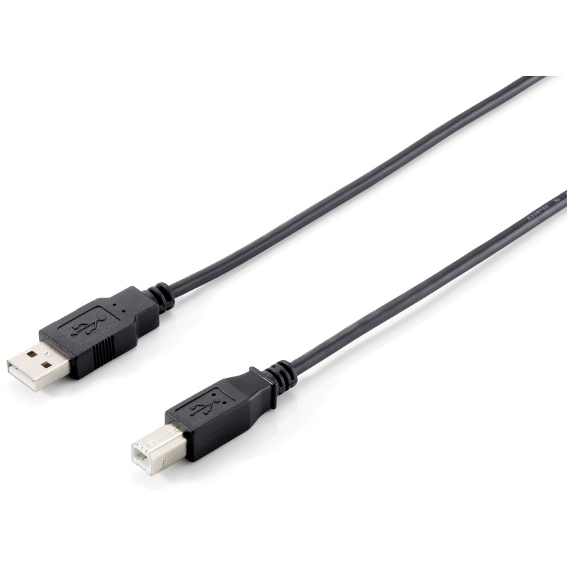 Equip 128862 câble USB 5 m USB 2.0 USB A USB B Noir
