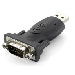 Equip 133382 cable gender changer USB A RS-232 Black