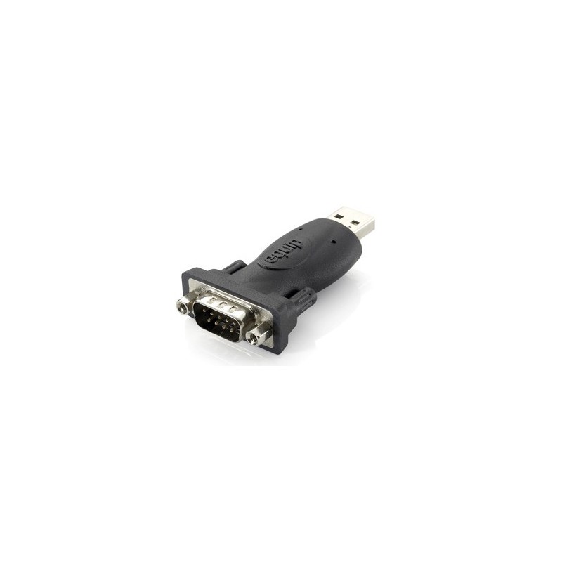 Equip 133382 cambiador de género para cable USB A RS-232 Negro