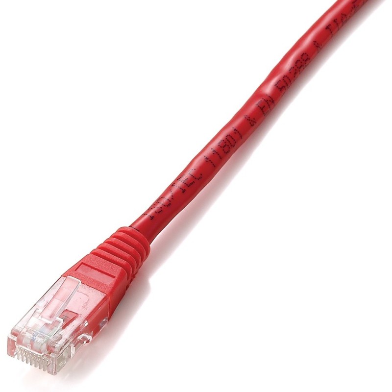 Equip 825422 cable de red Rojo 3 m Cat5e U UTP (UTP)