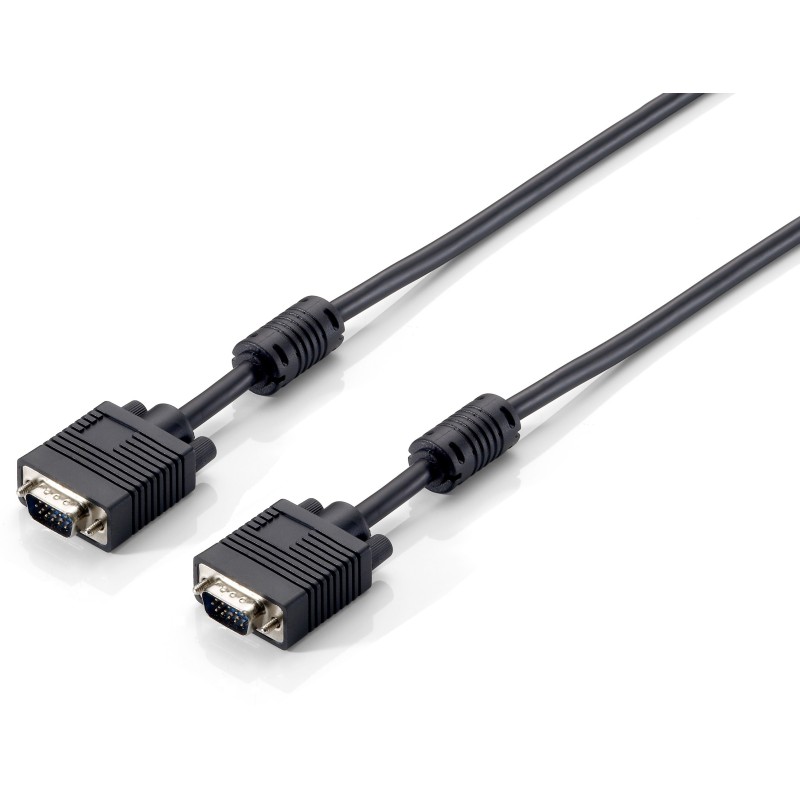 Equip 118817 câble VGA 1,8 m VGA (D-Sub) Noir