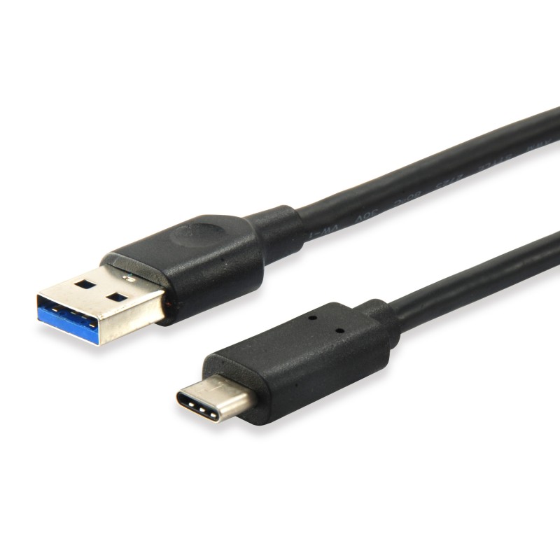 Equip 12834107 cavo USB 1 m USB 3.2 Gen 2 (3.1 Gen 2) USB A USB C Nero