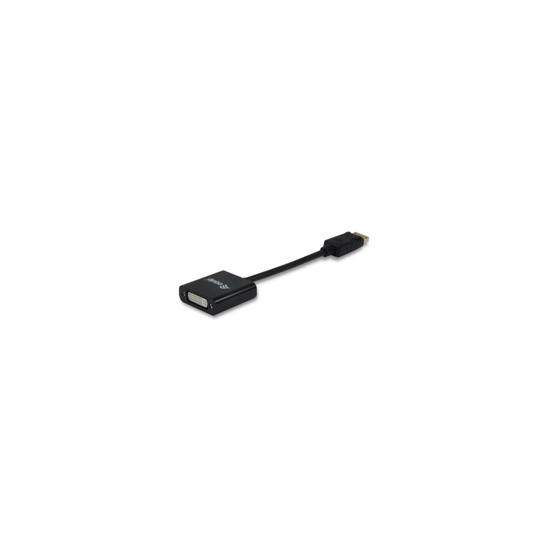 Equip 133431 adaptador de cable de vídeo 0,2 m DisplayPort DVI Negro