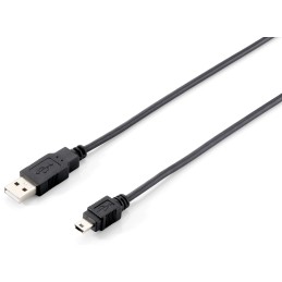 Equip 128521 câble USB 1,8 m USB 2.0 USB A Mini-USB B Noir