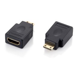 Equip 118914 Kabeladapter HDMI A HDMI C Schwarz