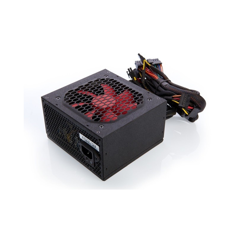 itek DESERT 650 unidad de fuente de alimentación 650 W 20+4 pin ATX ATX Negro, Rojo