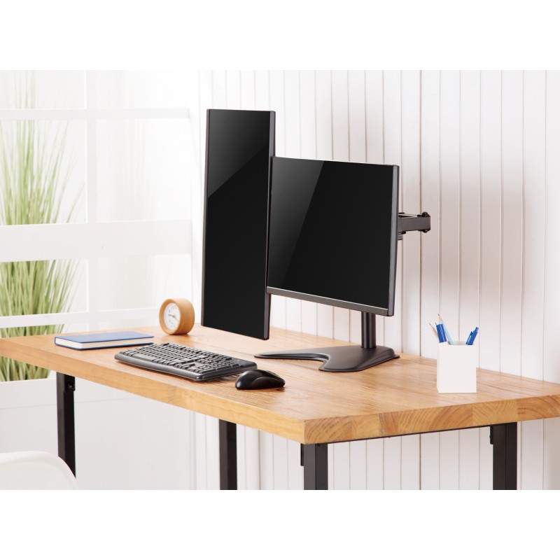 Equip 650123 monitor mount   stand 32" Black Desk