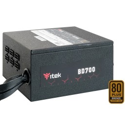 itek BD700 unidad de fuente de alimentación 700 W 24-pin ATX ATX Negro