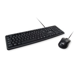 Equip 245203 Tastatur Maus enthalten USB QWERTY Italienisch Schwarz