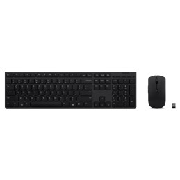 Lenovo 4X31K03951 keyboard Mouse included RF Wireless + Bluetooth Italian Black