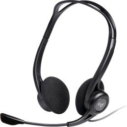 Logitech 960 Kopfhörer Kabelgebunden Kopfband Anrufe Musik USB Typ-A Schwarz
