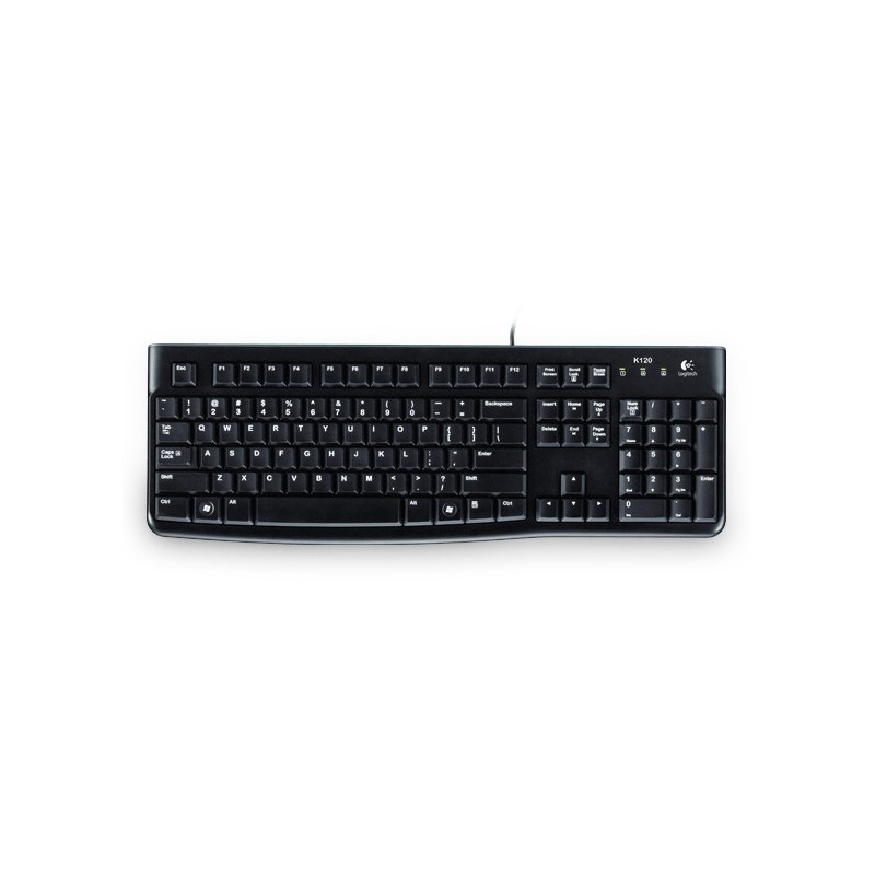 Logitech K120 for Business keyboard USB QWERTY Italian Black