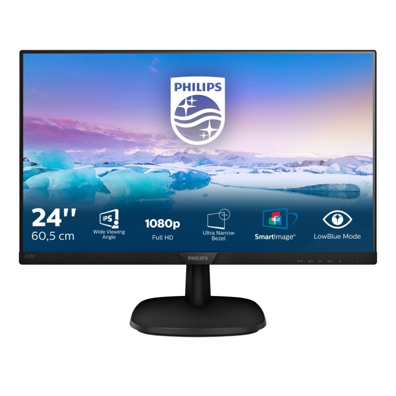 Philips V Line Full-HD-LCD-Monitor 243V7QDAB 00