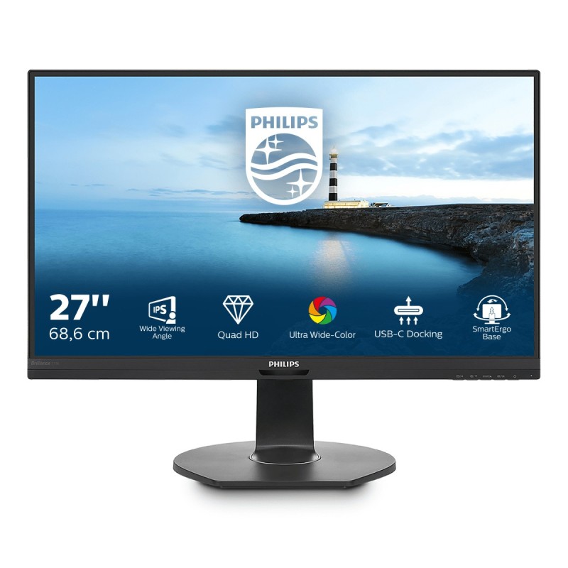 Philips B Line 272B7QUPBEB 00 LED display 27" 2560 x 1440 pixels Quad HD LCD Black