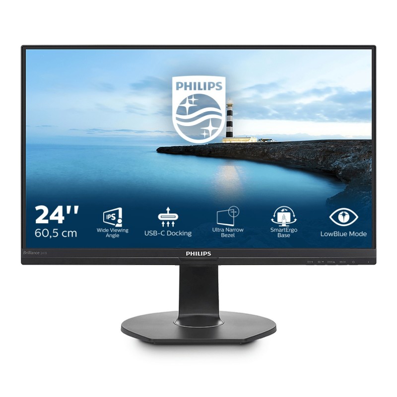 Philips B Line 241B7QUPBEB 00 LED display 23.8" 1920 x 1080 pixels Full HD LCD Black