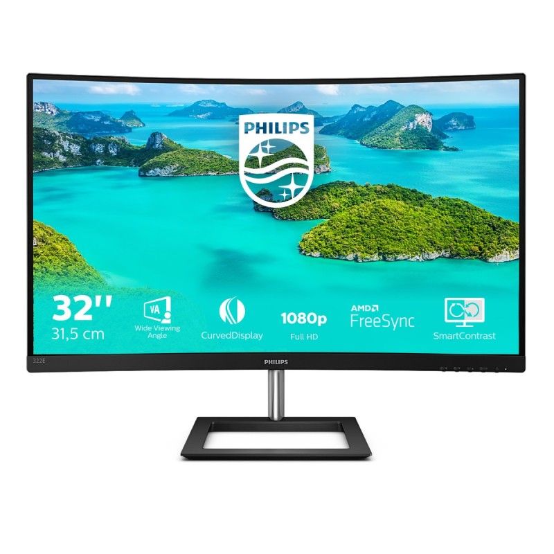 Philips E Line 322E1C 00 LED display 80 cm (31.5") 1920 x 1080 Pixeles Full HD LCD Negro