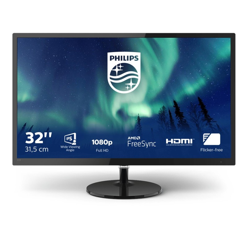 Philips E Line 327E8QJAB 00 LED display 80 cm (31.5") 1920 x 1080 Pixel Full HD IPS Schwarz