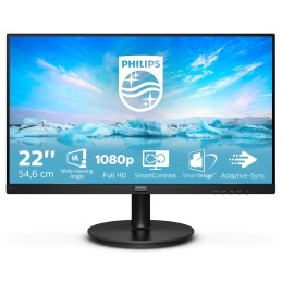 Philips V Line 221V8A 00 LED display 21.5" 1920 x 1080 pixels Full HD Black