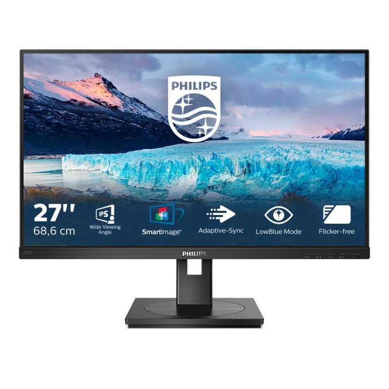 Philips S Line 272S1AE 00 LED display 68,6 cm (27") 1920 x 1080 Pixel Full HD LCD Schwarz