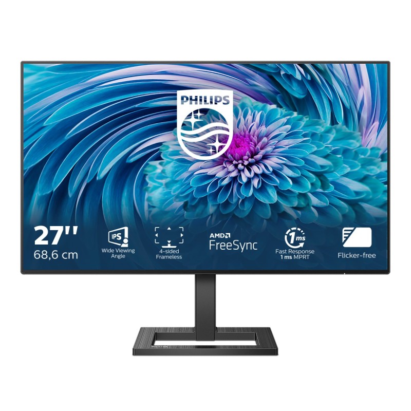 Philips 272E2FA 00 computer monitor 27" 1920 x 1080 pixels Full HD LCD Black