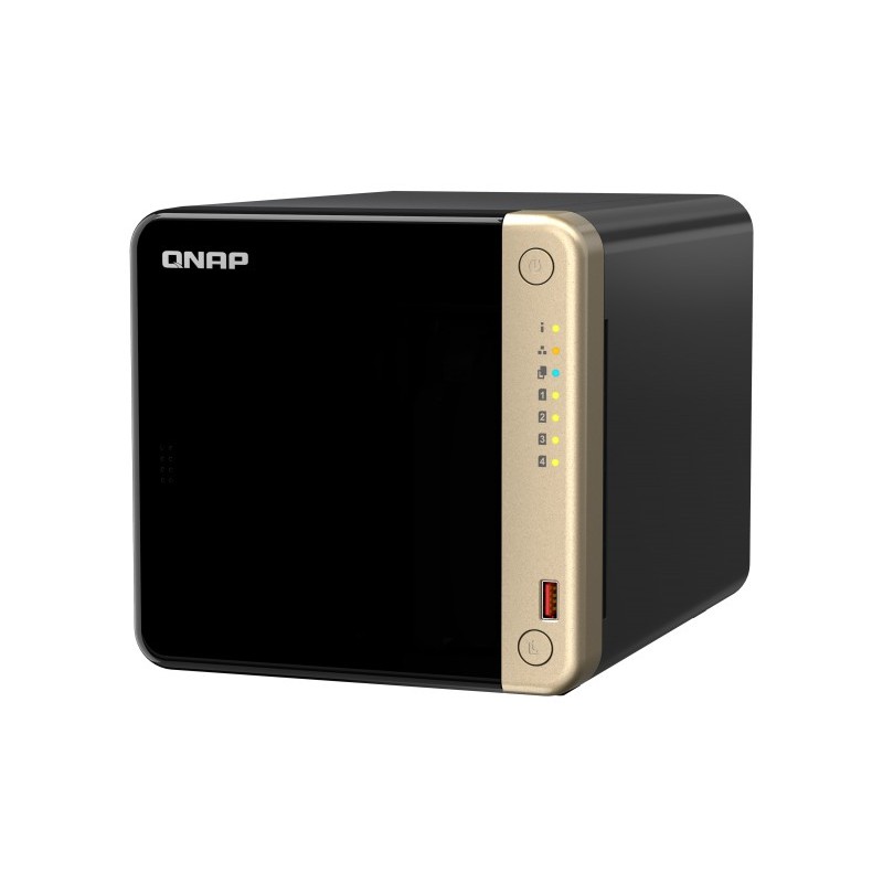 QNAP TS-464 NAS Tower Collegamento ethernet LAN Nero N5095