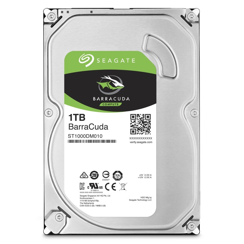 Seagate Barracuda ST1000DM010 disco duro interno 3.5" 1 TB Serial ATA III