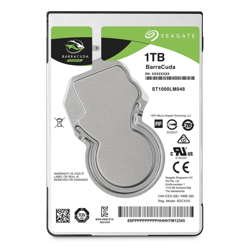 Seagate Barracuda 2.5" 2.5" 1 To Série ATA III